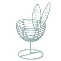 tételeket Drótból készült nyúl, mint nyitott dekorációs tárgy modern tavaszi és húsvéti ötletekhez, 16 cm, 3 darab