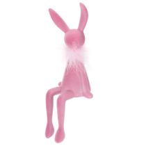 tételeket Húsvéti nyuszi figura tollboával, polcra akasztható, dekoratív húsvéti figura, 27 cm, 2 darab