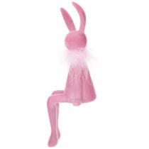 tételeket Húsvéti nyuszi figura tollboával, polcra akasztható, dekoratív húsvéti figura, 27 cm, 2 darab