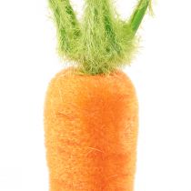 tételeket Sárgarépa dekoráció sárgarépa bolyhos narancs zöld H23cm 8 db