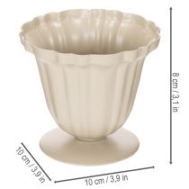 tételeket Dekoratív tál, krémszínű trófea, kicsi, 10cm