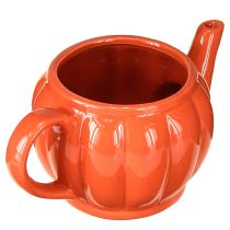tételeket Kerámia virágtartó teáskanna narancssárga vegyes 21,5×13×10cm 2 db