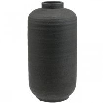 Kerámia váza Fekete Dekoratív Vázák Nagy Ø18,5cm H40cm
