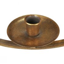 tételeket Gyertyatartó akasztható fém dekorációhoz arany vintage Ø38/H48cm