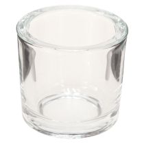 tételeket Gyertya üvegedény Mini Üveg Vödör átlátszó Ø6,5cm H6cm 6db