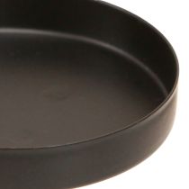 tételeket Mécsestartó adventi koszorú fém matt fekete Ø8cm 4 db