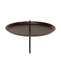 tételeket Gyertyatartó barna Ø8cm 4 db