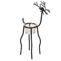 tételeket Rénszarvas gyertyatartó mécsessel, 28cm