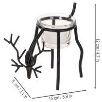 tételeket Rénszarvas gyertyatartó mécsessel, 15cm