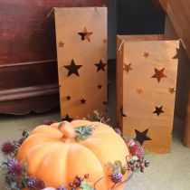 tételeket Karácsonyi gyertyatartók, rusztikus kivitelben, 40/50 cm magas, 2 darabos szett