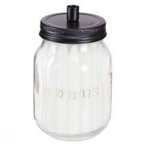 tételeket Gyertyatartó üvegen 24 gyertyával Adventi naptár H14,5cm