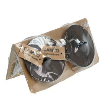 tételeket Barna gyertyatartó Ø9cm 4 db