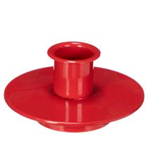 tételeket Kis piros gyertyatartók 8 cm-es kúpos gyertyákhoz, 3 darab