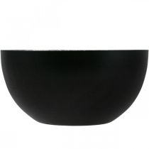 tételeket Gyertyatartó fekete ezüst karácsonyi dekoráció Ø13cm H6,5cm