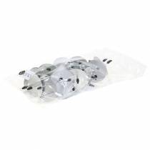 tételeket Dugaszolható gyertyatartó ezüst Ø4,5cm 12 db