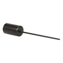 tételeket Gyertyatartó Adventi koszorús gyertyatartó fekete 2,2×4cm 4 db