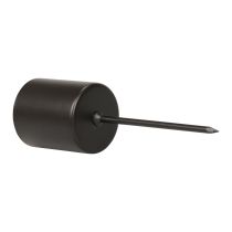 tételeket Gyertyatartó, fekete, Ø3,2 cm, 4 darabos
