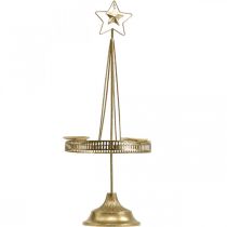tételeket Gyertyatartó Oszlop Gyertya Star Gold Ø23cm H49,5cm