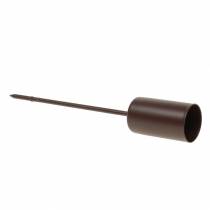 tételeket Gyertyatartó pálcikás gyertyákhoz barna Ø2,3cm H14cm 4 db