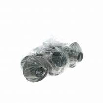 tételeket Grafikus gyertyatartó készlet ezüst antik Ø9,5-10,5cm H7-14cm 4db