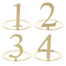 tételeket Adventi koszorúhoz való gyertyagyűrű, kúpos gyertyaszámozás, 3cm, 4db
