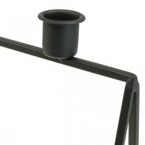 tételeket Gyertyatartó Fekete Gyertyatartó Adventi koszorú L38cm H31cm