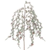 tételeket Műfenyőág tobozokkal, díszes fenyőág, műfenyő, 80cm, 3 darab