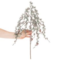 tételeket Műfenyőág tobozokkal, díszes fenyőág, műfenyő, 80cm, 3 darab