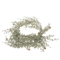 tételeket Műfenyőtobozokkal és tűlevelű ágakkal díszített, 185 cm-es girland