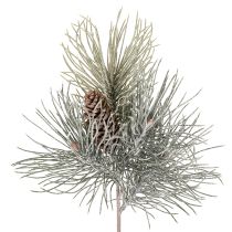 tételeket Műfenyőág tobozokkal, télies, 40cm