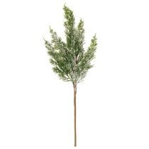 tételeket Műhóval borított fenyőág virágdíszekhez és adventi dekorációhoz, 40 cm, 3 darab