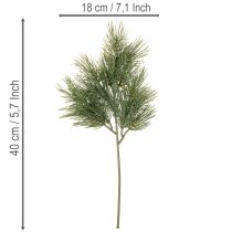 tételeket Műfenyőág téli dekorációhoz, 40 cm, 4 darab