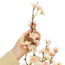 tételeket Dekoratív virágos ág finom cseresznyevirágokkal, 83 cm, 3 darab