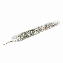 tételeket Deco ág piros fehér mosott 64cm Mesterséges növény, mint az igazi!