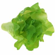Zöld saláta mesterséges valódi tapintású 17cm