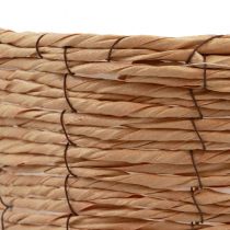 tételeket Kosár fogantyús növénykosár ajándékkosár mesterséges 31×23×36cm