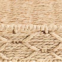 tételeket Kosártálca dekoratív tálcakosár natúr 41/33/25cm 3 db-os készlet