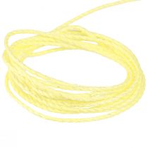tételeket Zsinór sárga csillámos dekorzsinórral irizáló 15mm 50m