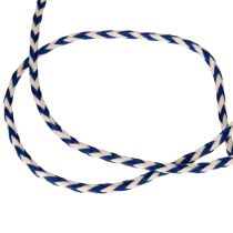 tételeket Csíkos ajándékszalag/zsinór kreatív díszítéshez, 3 mm vastag, 20 m hosszú