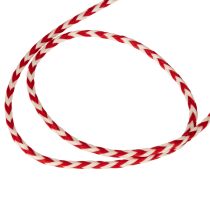 tételeket Cikcakk mintás zsinór tekercsben kézműveskedéshez és csomagoláshoz, 3 mm átmérőjű, 20 m hosszú
