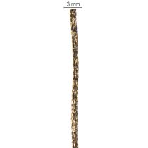 tételeket Fényes zsinór ajándékcsomagoláshoz és dekorációhoz, 3 mm, 20 m