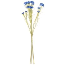 tételeket Búzavirág művirág elegáns nappali kialakításhoz, nyári dekoráció, 68 cm, 4 darab