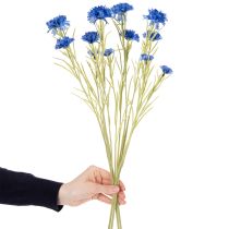 tételeket Búzavirág művirág elegáns nappali kialakításhoz, nyári dekoráció, 68 cm, 4 darab