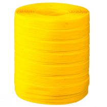 tételeket Göndör szalag, ajándék szalag, sárga pamut, 10mm, 100m, fenntartható