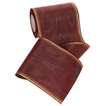 tételeket Koszorú szalag Moiré 150mm Bordeaux taft szalag díszítés