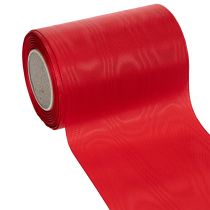tételeket Piros koszorú szalag 125mm x 25m - Szalag temetési virágkötészethez, feliratozáshoz és dekorációhoz