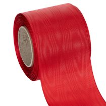 tételeket Piros koszorú szalag 75mm x 25m - Temetési virágkötészet és dekoráció, Masszív szalag feliratozáshoz