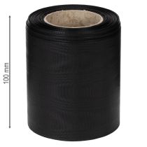 tételeket Fekete koszorú szalag 100mm 25m - gyászszalag, masni szalag, díszszalag, virágkötészet kellékek