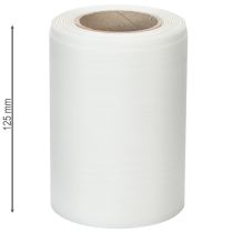 tételeket Fehér koszorú szalag 125 mm 25 m díszszalag temetési szertartás sírdíszítéshez