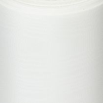 tételeket Fehér koszorúszalag temetési virágkötészethez, 175 mm széles, 25 m hosszú, kiváló minőségű acetát szalag